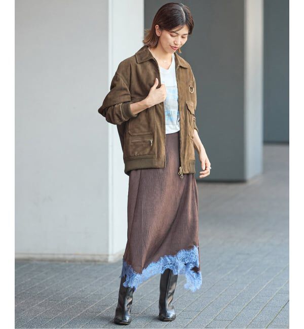 IENA「CINQUANTA/チンクアンタ 別注SWEDISH MILITARY TYPE BLOUSON ブルゾン R-530」|ライダースジャケット|