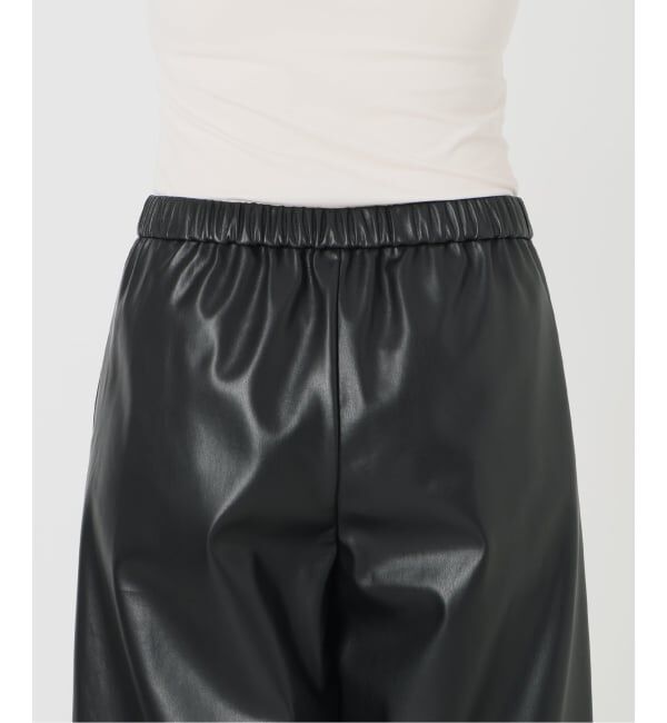 VERMEIL par iena「《予約》Faux Leather イージーショーツ」|その他|