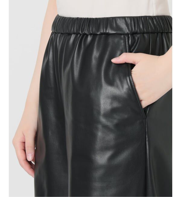VERMEIL par iena「《予約》Faux Leather イージーショーツ」|その他|