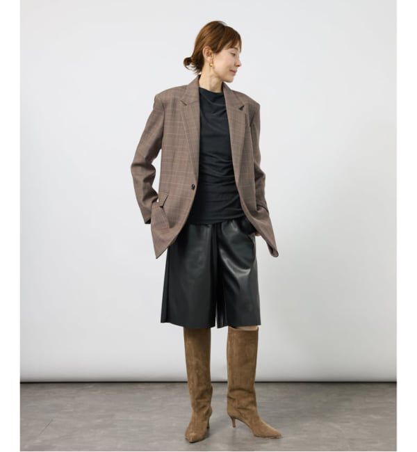 VERMEIL par iena「《予約》Faux Leather イージーショーツ」|その他|