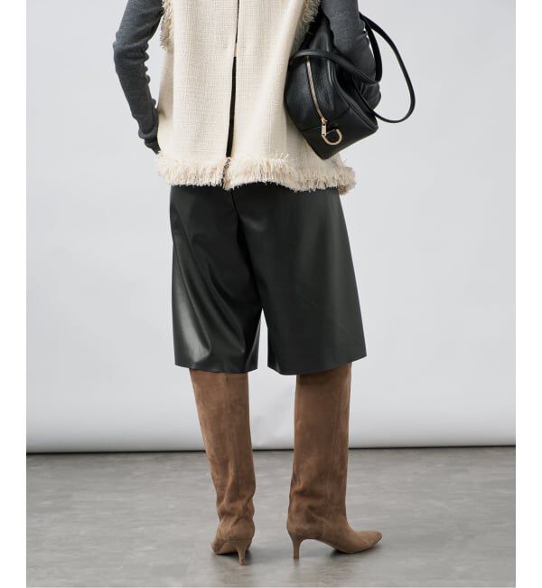 VERMEIL par iena「《予約》Faux Leather イージーショーツ」|その他|