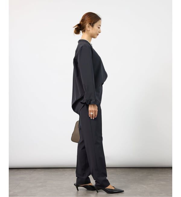VERMEIL par iena「ステファニーツイルスティックパンツ」|スラックス|