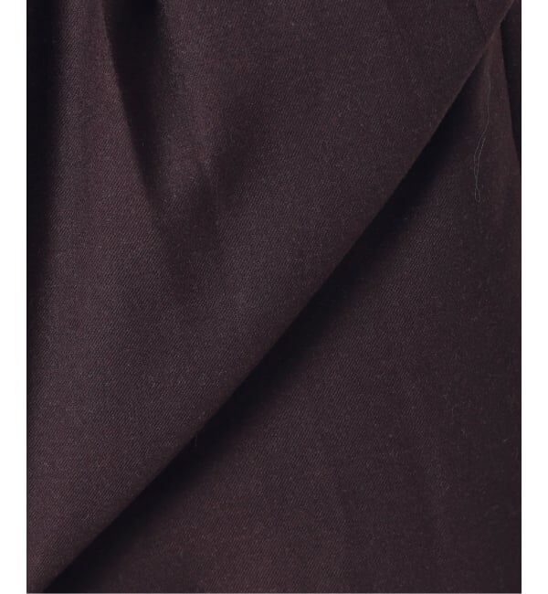 VERMEIL par iena「ANASTASIA タックパンツ」|スラックス|