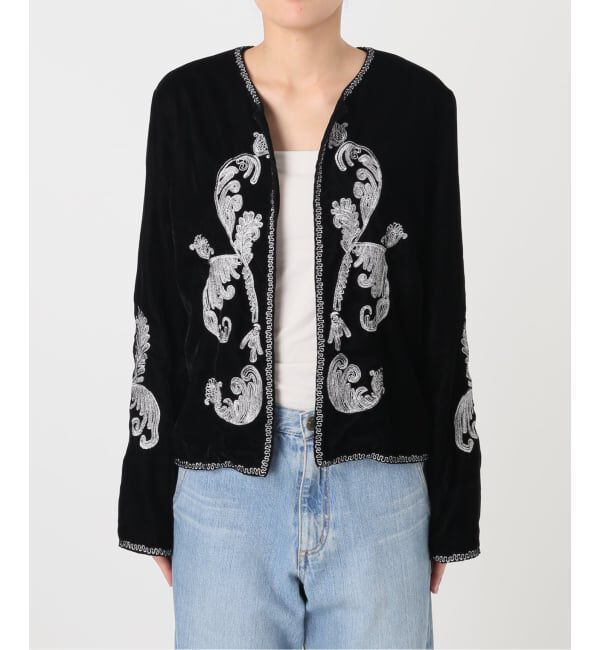 IENA「COUTURE D'ADAM/クチュールドアダム Velvet Embroidery JK 26AW-200」|その他|