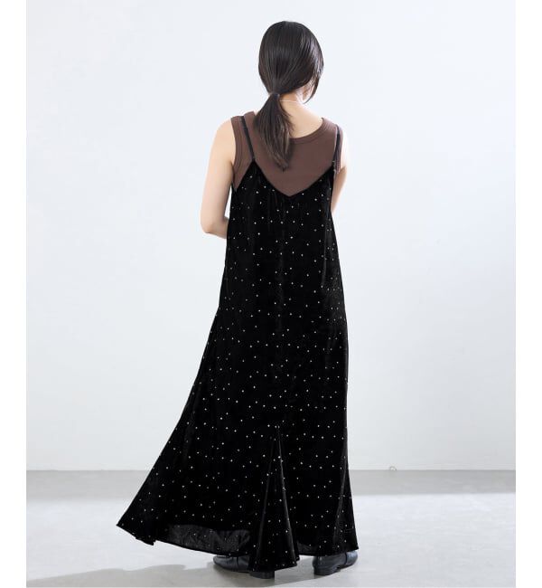 IENA「COUTURE D'ADAM/クチュールドアダム 別注 Glitter Dress ワンピース」|ワンピース|