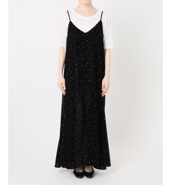 IENA「COUTURE D'ADAM/クチュールドアダム 別注 Glitter Dress ワンピース」|ワンピース|