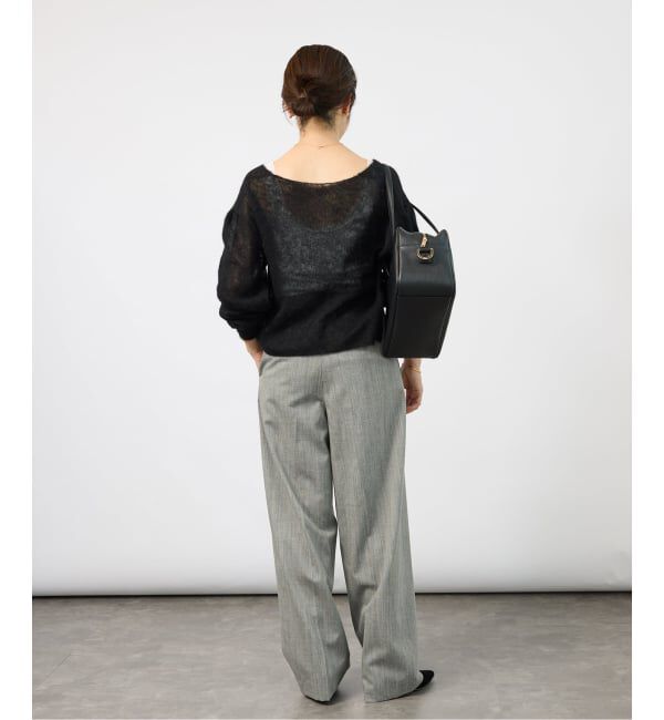VERMEIL par iena「ENRICA エンリカ Airy Sheer Alpaka Vプルオーバー KNIT280」|ニット・セーター|