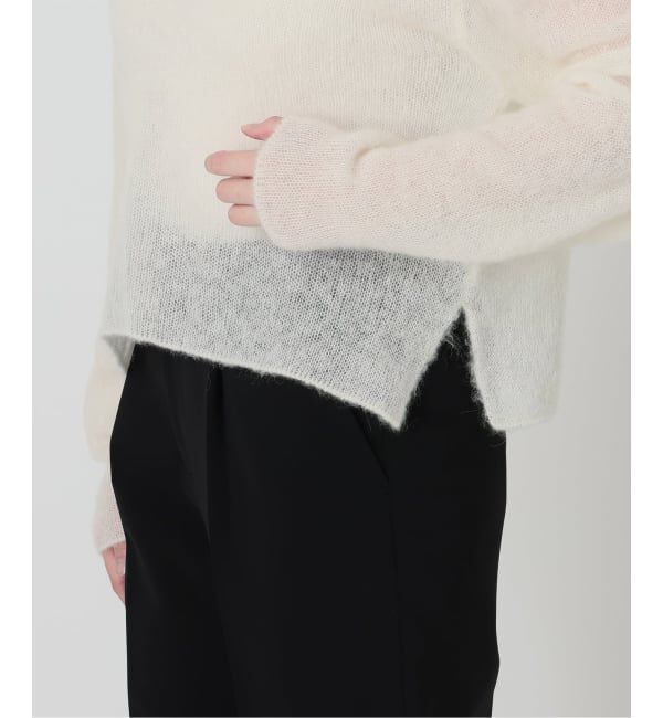 VERMEIL par iena「ENRICA エンリカ Airy Sheer Alpaka Vプルオーバー KNIT280」|ニット・セーター|