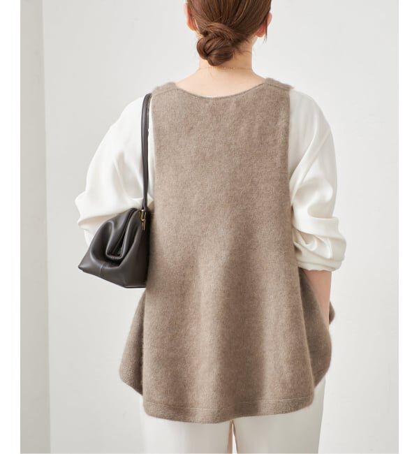 IENA「《追加》enrica/エンリカ FLARE KNIT TOP KNIT246」|ニット・セーター|