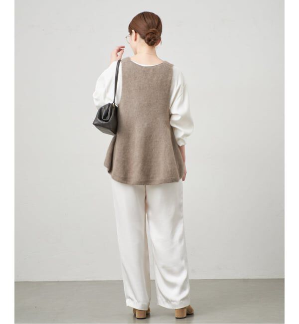 IENA「《追加》enrica/エンリカ FLARE KNIT TOP KNIT246」|ニット・セーター|