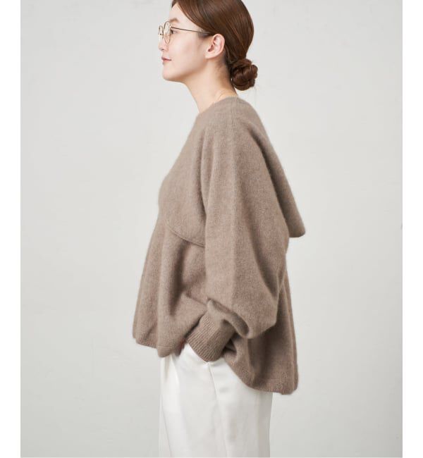 IENA「《追加》enrica/エンリカ FLARE KNIT TOP KNIT246」|ニット・セーター|