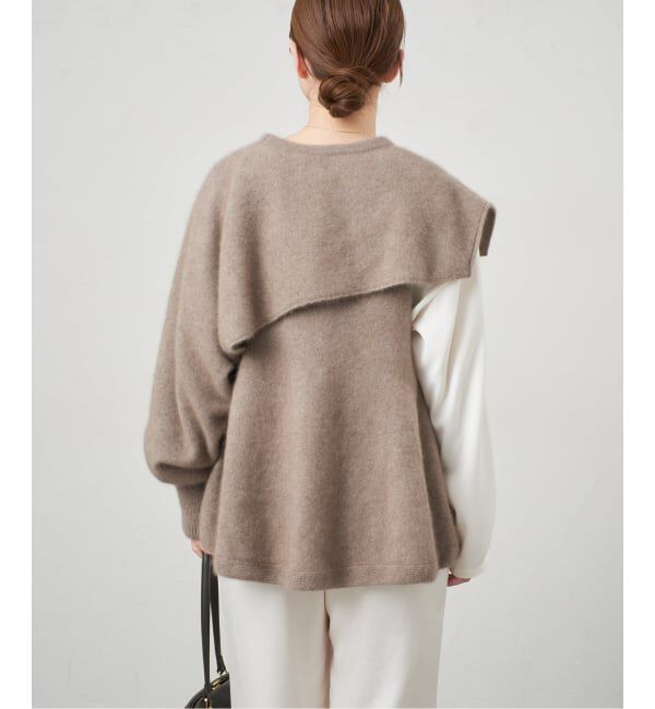 IENA「《追加》enrica/エンリカ FLARE KNIT TOP KNIT246」|ニット・セーター|