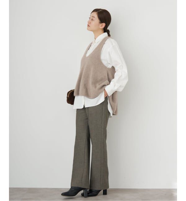 IENA「《追加》enrica/エンリカ FLARE KNIT TOP KNIT246」|ニット・セーター|
