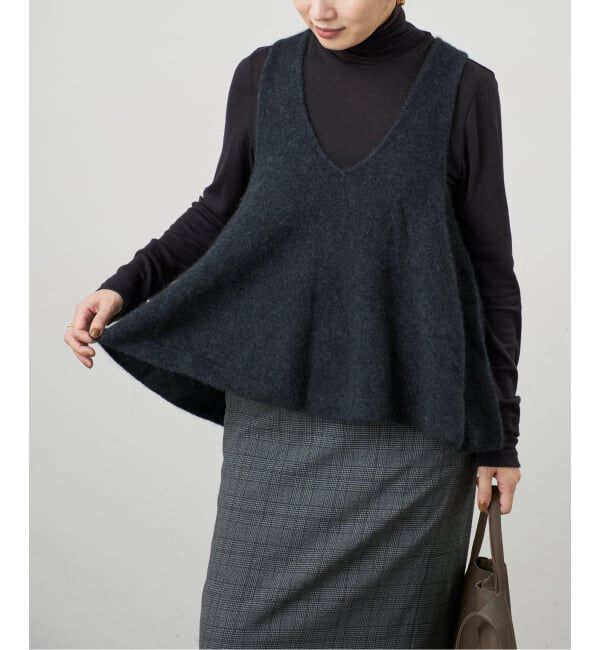 IENA「《追加》enrica/エンリカ FLARE KNIT TOP KNIT246」|ニット・セーター|