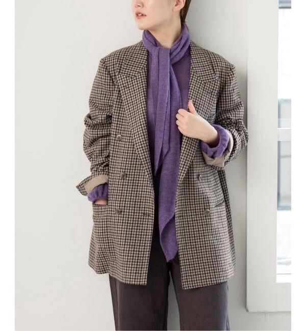 IENA「COUTURE D'ADAM/クチュールドアダム 別注 Shepherd Check JK 26AW-005」|テーラードジャケット|