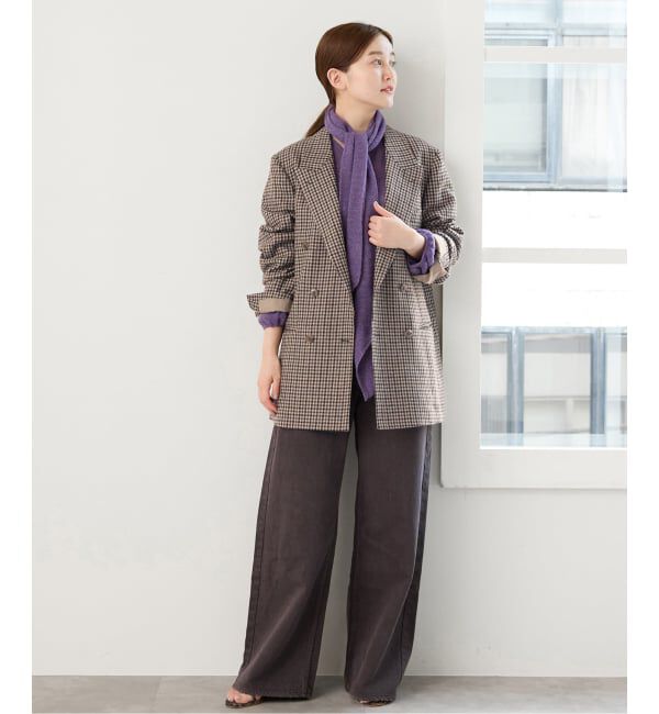 IENA「COUTURE D'ADAM/クチュールドアダム 別注 Shepherd Check JK 26AW-005」|テーラードジャケット|