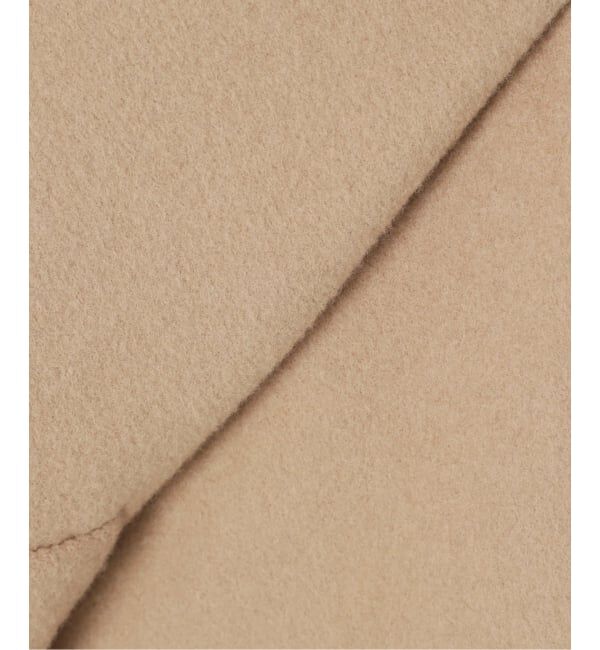 SLOBE IENA「《シリーズあり/追加予約》souple wool ダブルフェイスミドルコート」|ピーコート|