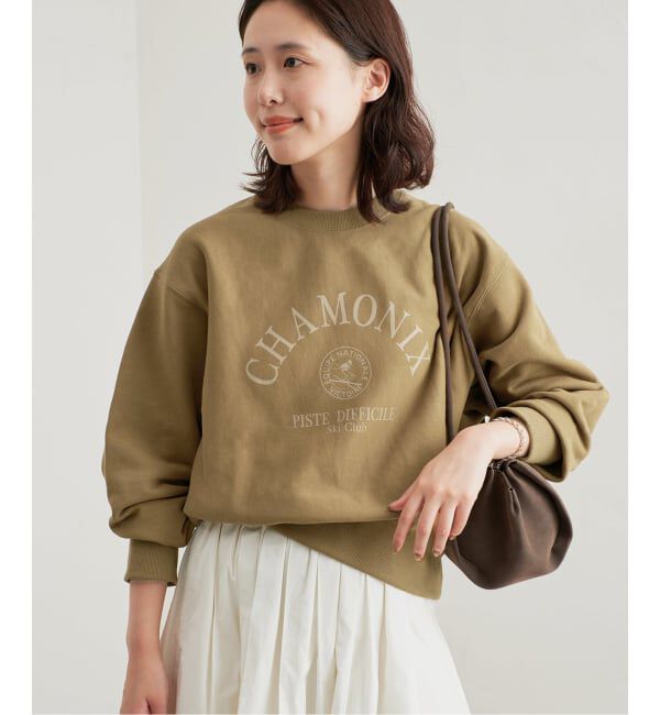 SLOBE IENA「《予約》CHAMONIX Clubスウェット」|スウェット・ジャージ|カーキ
