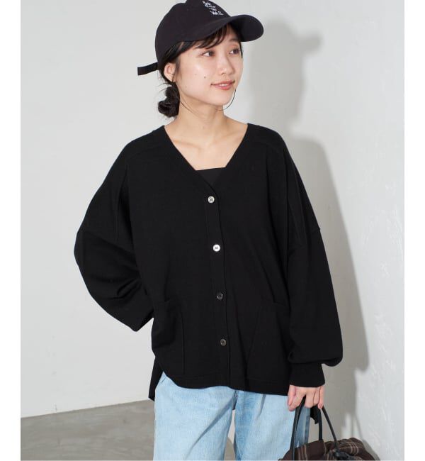 SLOBE IENA「《WEB限定カラーあり/追加予約》ウォッシャブルワイドシルエットカーディガン」|カーディガン|