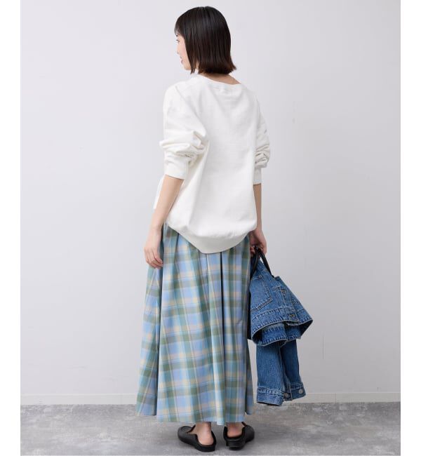 SLOBE IENA「《WEB限定/追加》フロッキープリントオーバースウェット」|スウェット・ジャージ|