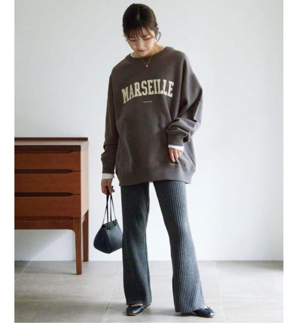 SLOBE IENA「《WEB限定/追加》MARSEILLEロゴスウェット」|スウェット・ジャージ|