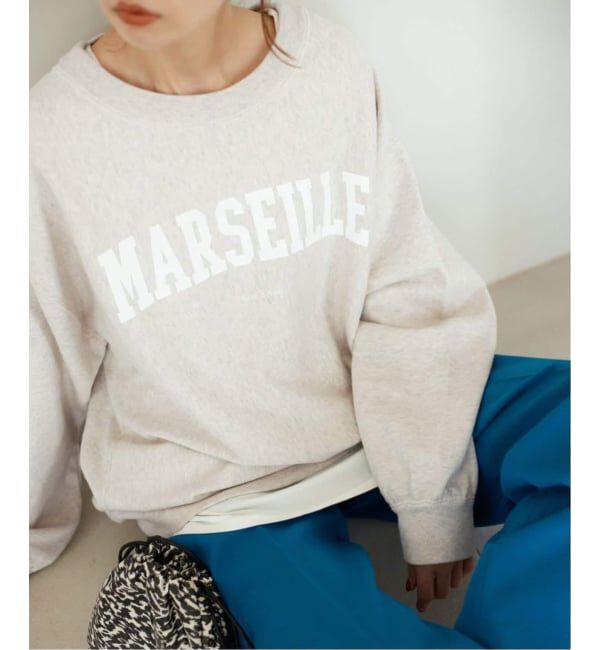 SLOBE IENA「《WEB限定/追加》MARSEILLEロゴスウェット」|スウェット・ジャージ|