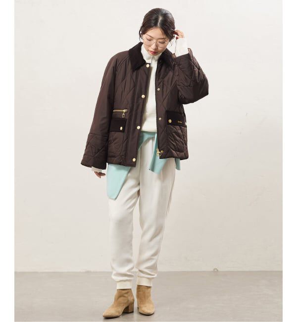 IENA「《予約》Barbour/バブアー 別注 MARTHA QUILTED JK ブルゾン」|その他|