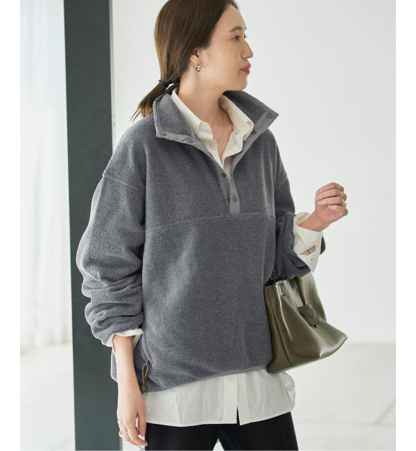 SLOBE IENA「《予約》バイカラーフリース」|その他|