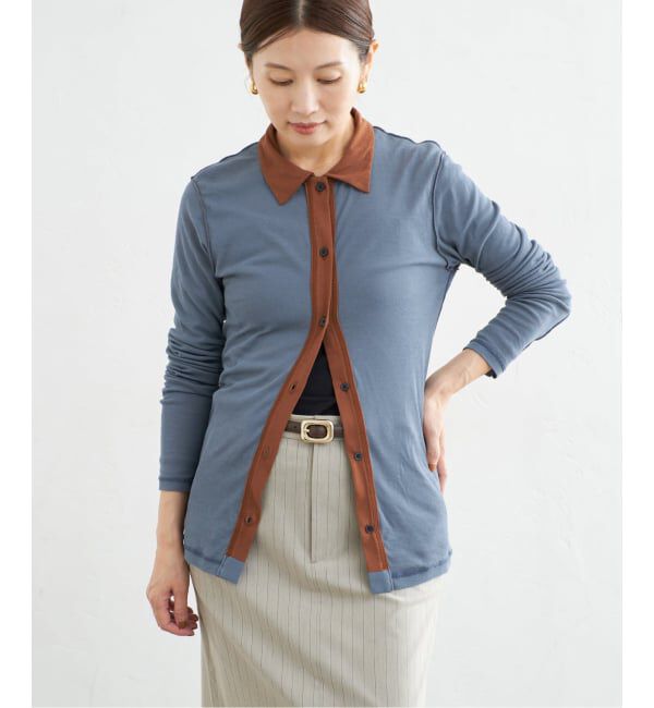 IENA「CURRENTAGE/カレンテージ COTTON Layered カットソー A2563UTS410」|Tシャツ・カットソー|