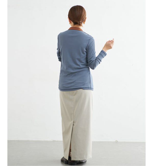 IENA「CURRENTAGE/カレンテージ COTTON Layered カットソー A2563UTS410」|Tシャツ・カットソー|