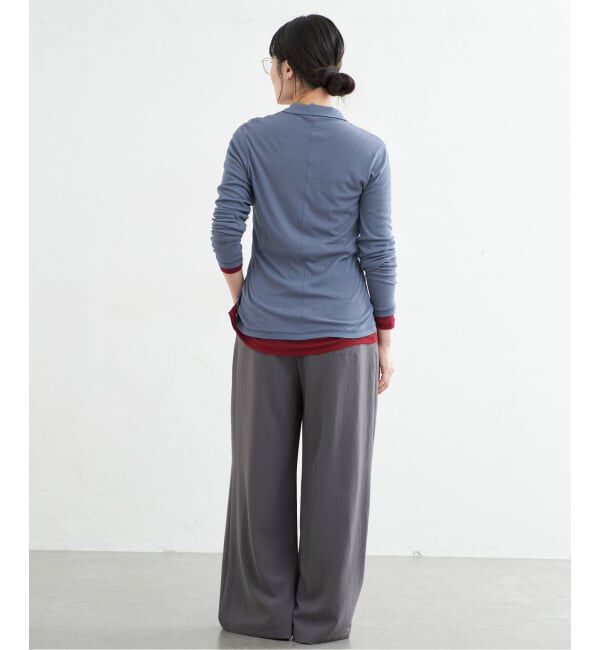 IENA「CURRENTAGE/カレンテージ COTTON Layered カットソー A2563UTS410」|Tシャツ・カットソー|