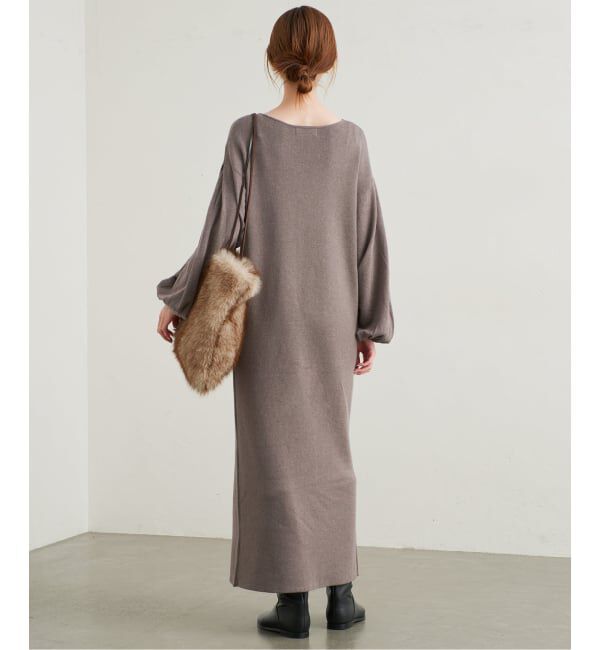 SLOBE IENA「《予約》バルーンスリーブニットワンピース」|ワンピース|