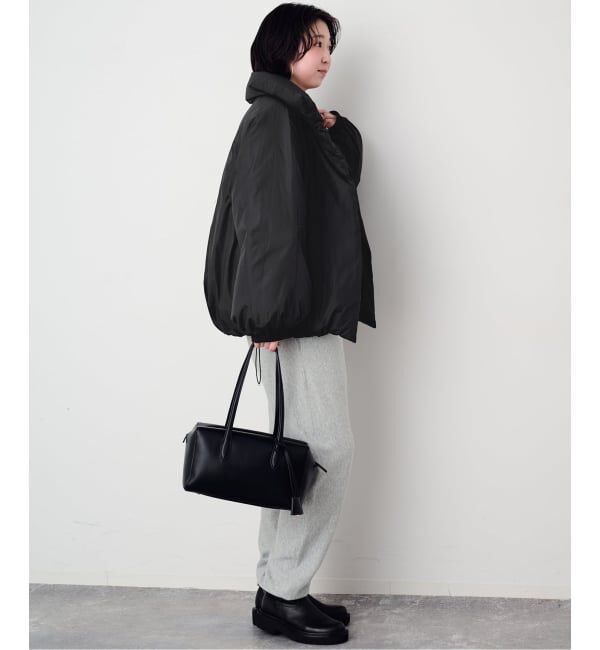 SLOBE IENA「《予約》パウダータフタ撥水リバーシブルダウン」|ダウン|