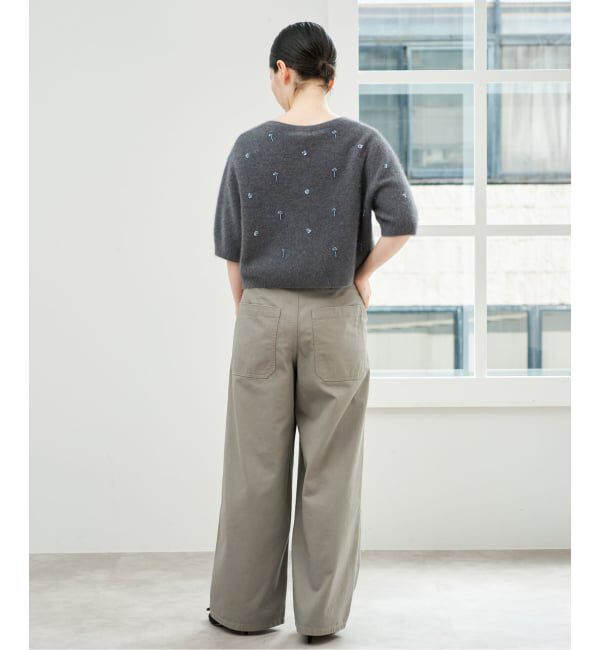 IENA「ハイツイストコットンワイドパンツ」|その他|