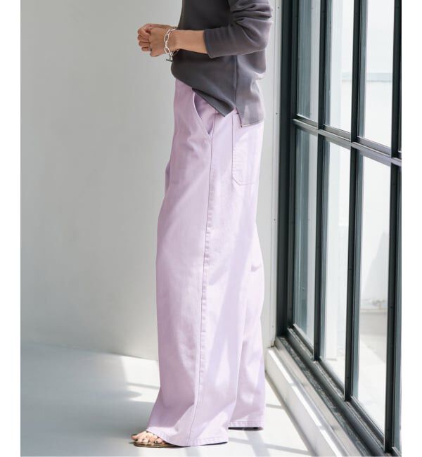 IENA「ハイツイストコットンワイドパンツ」|その他|