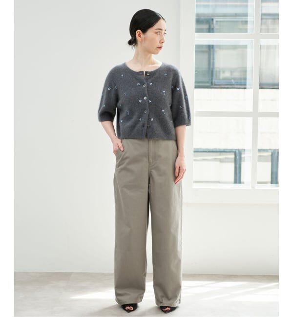 IENA「ハイツイストコットンワイドパンツ」|その他|