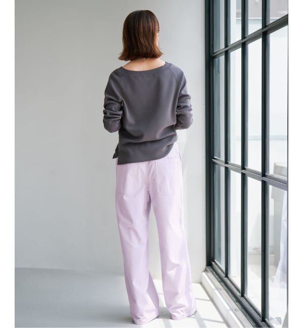 IENA「ハイツイストコットンワイドパンツ」|その他|