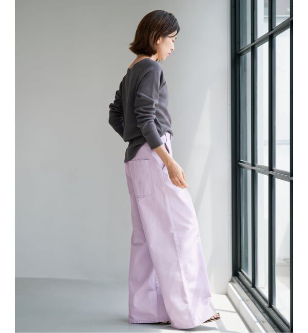 IENA「ハイツイストコットンワイドパンツ」|その他|