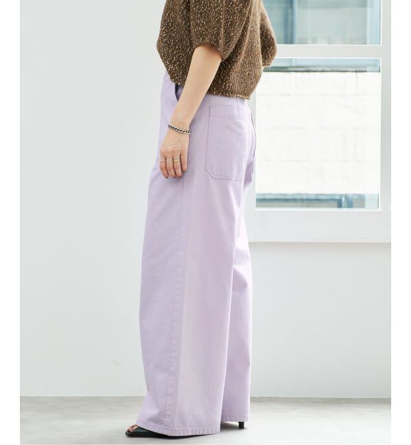 IENA「ハイツイストコットンワイドパンツ」|その他|