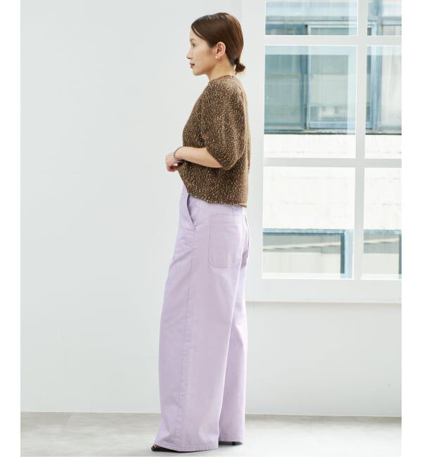 IENA「ハイツイストコットンワイドパンツ」|その他|