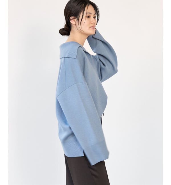 IENA「接結スキッパーニット」|ニット・セーター|