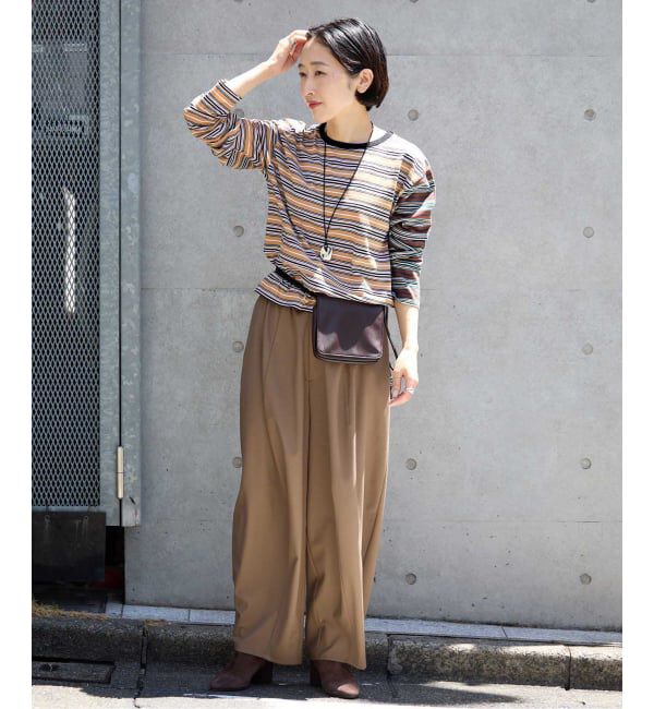 IENA「Girls Department Club/ガールズデパートメントクラブ LAYER LS TRIPLE BORDER LAYER」|Tシャツ・カットソー|