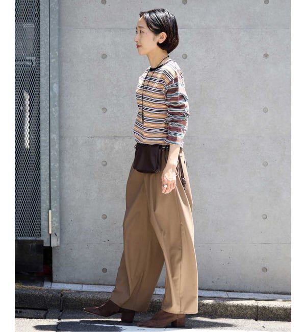 IENA「Girls Department Club/ガールズデパートメントクラブ LAYER LS TRIPLE BORDER LAYER」|Tシャツ・カットソー|