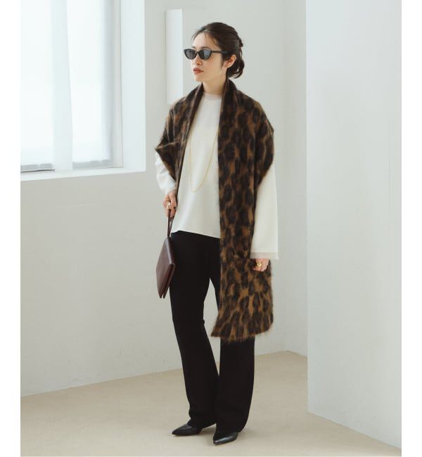 VERMEIL par iena「《予約》ASAUCE MELER アソースメレ シルクモヘヤポケットローケープ AM26F-ST189」|ストール|