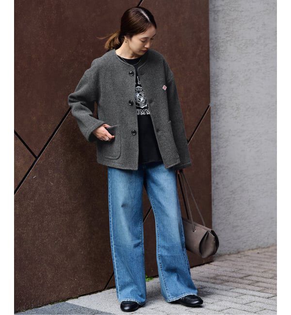 SLOBE IENA「《予約》DANTON/ダントン COLLARLESS JACKET DT-A0013」|その他|