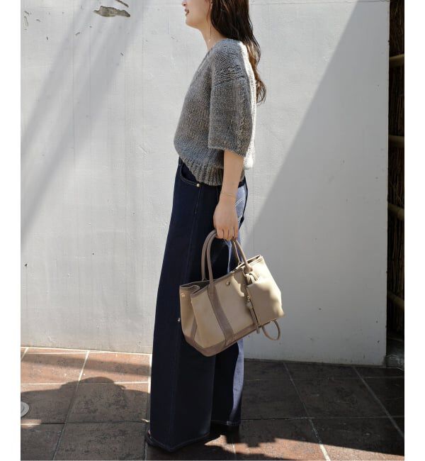 SLOBE IENA「《予約》NEWBOOK/ニューブック SLOBE別注 GARDEN SIDE キャンバストートバッグ」|トートバッグ|