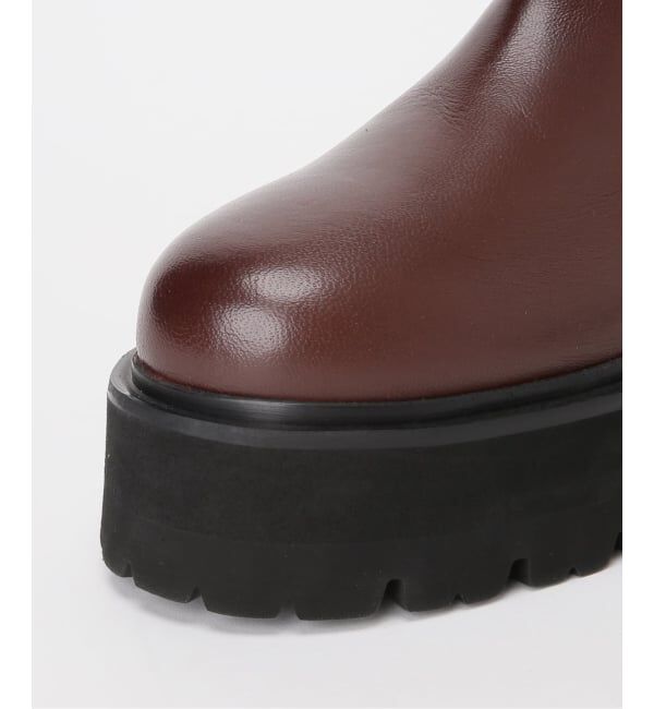 VERMEIL par iena「《追加予約》CAMINANDO カミナンド 別注 ウシロZIPブーツ」|ショートブーツ|