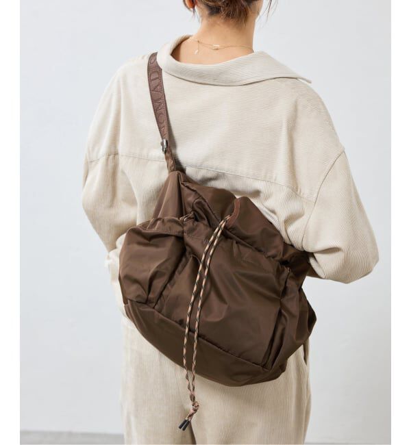 IENA「《WEB限定》NOMADIS/ノマディス SQUASH バッグ  82-N239-0」|ショルダー・メッセンジャー|キャメル