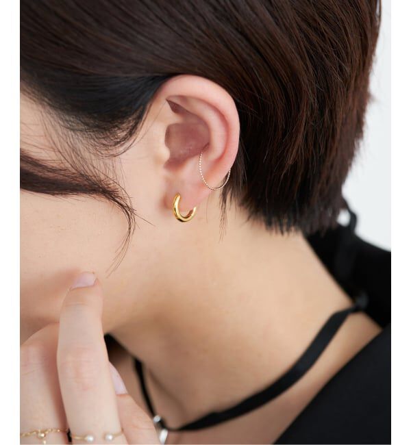 IENA「《追加予約》IENA 10K cuff ring twist」|リング|
