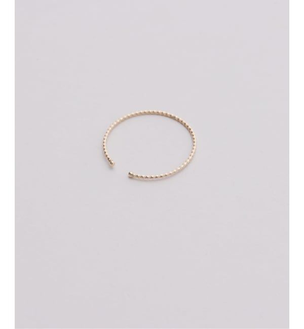 IENA「《追加予約》IENA 10K cuff ring twist」|リング|